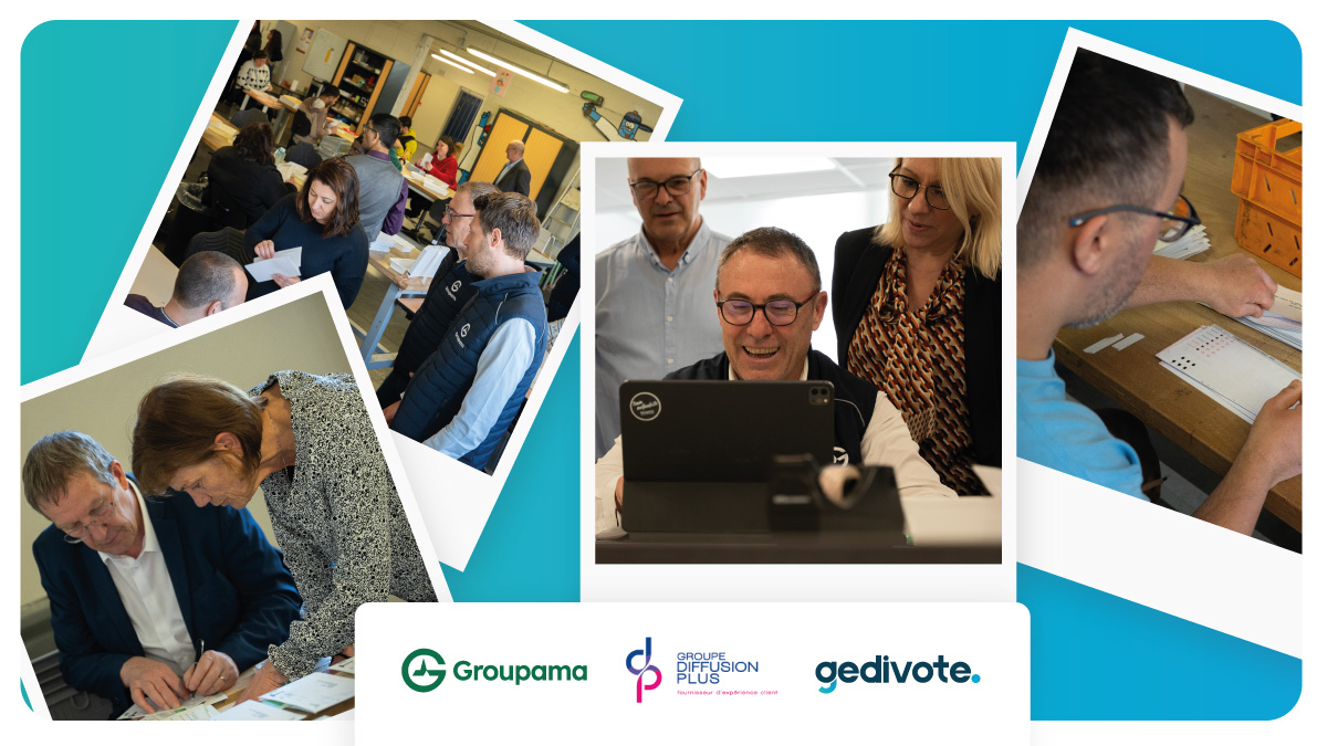 Visuel communiqué de presse Groupama, Groupe Diffusion Plus, Gedivote